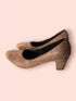 Coral Shimmer Ballerina Shoes - cunei